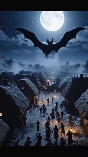 Scary Vampire Attack in Village || Horror Ai video