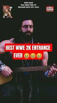Greatest WWE 2K Entrance EVER - Elias in WWE 2K20