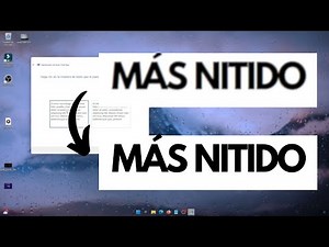 Texto de Windows mucho más NÍTIDO y fácil de leer | Activar ClearType 🔥🔥🔥
