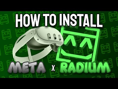 How to Download Radium on Meta Quest! (no pc required)