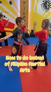 How to do hubud in Filipino Martial Arts? ✅ block the incoming strike (aka haymaker or angle 1) ✅ pass the strike with right wrist ✅ catch the arm above the elbow with thumb up (or trap arm by pressing above elbow with thumb down) ⭐️ Repeat #martialartskids #kidsmartialarts #jupiterfl #hubud #kalidrills #eskrima | Rising Sun Martial Arts of Jupiter | Facebook