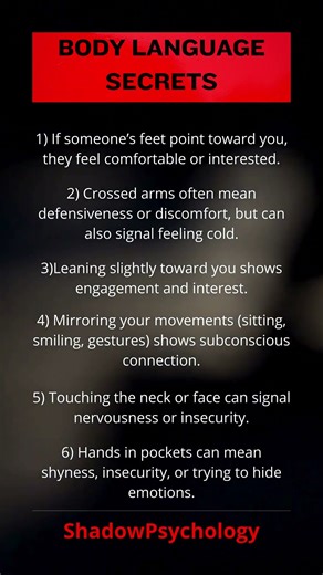 6 Body Language Secrets