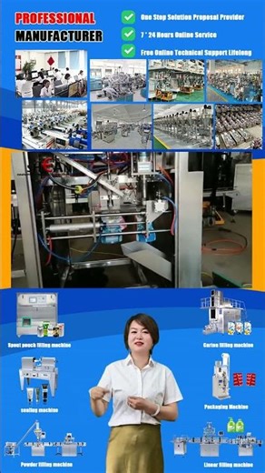 Various types of stand-up pouch filling machines