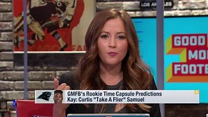 Why does Kay Adams like Curtis Samuel? 🔷 Bounce.Back.Year. for Cam 🔷 Versatile 🔷 50-60 catches in 2017 "He's a baller." | NFL Network