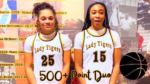 RACKING UP THE POINTS: Mount Pleasant High School-Texas Lady Tigers and Juniors Kaylin KK Brannon and Shannon Hines have each entered the 500 career points club this season. The two players are key components to the team's overall success this year. Congratulations, ladies! The Lady Tigers travel to Jacksonville 2/3/26 #hardwork #hardworkpaysoff #500club #MPHS #mphstigers | Tri-County Press