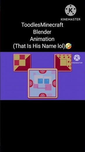 Toodles Minecraft Blender Animation(YouTube Short Because Yes DAMM YOUTUBE K!DS) [I Made This Model]