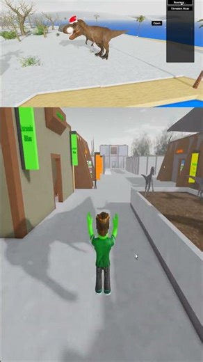 ROBLOX - HUGE UPD - DINOSAUR ROLEPLAY! How to get CHRISTMAS BADGES MORPHS! #roblox