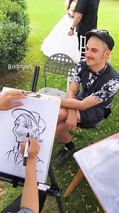32K views · 3.4K reactions | He's so cute to draw. A caricature inspired by the Disney style, nice for entertaining the guests at your events #schnellzeichner #cartoonstyle #livecaricature #liveportrait #streetartist #livekarikaturist #disneystyle #evententertainment #eventplanningideas | Schnellzeichner Xi | Facebook