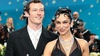 Dua Lipa confirmed her engagement to Callum Turner a year and a half after debuting their relationship in January 2024.💍 bit.ly/4kEhRd1 | E! News