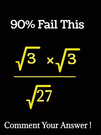 90% Fail This 🥰#mathematics #math #shorts #mathhacks
