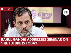 Rahul Gandhi addresses seminar at EIA University, on ‘The Future Is Today