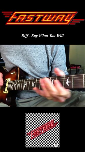 Fastway Guitar Riff - Say What You Will (Cover)