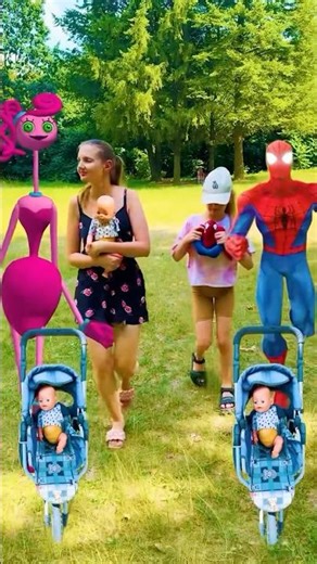 Chucky’s Doll Long Legs CatNap Spiderman alive toys came for by ice cream 🍦#shorts