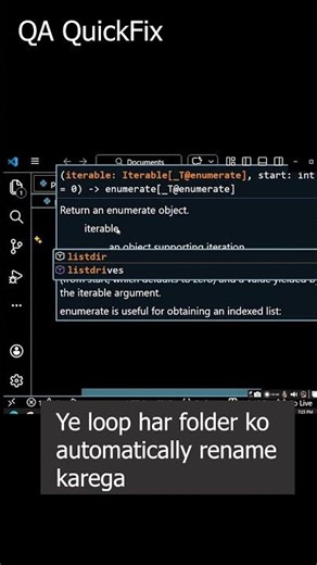 Rename 100 Folders in 5 Seconds ⚡ | Python Automation🔥