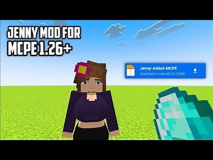 How to Download JENNY MOD for MCPE || 1.26 ||