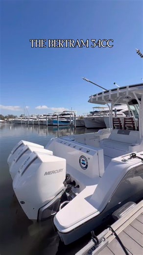 Step onboard @bertram_yachts’ newest model, the Bertram 34CC, designed for the dedicated fisherman. Visit their profile to learn more. #Bertram #Bertram34CC | Boats Gone Wild