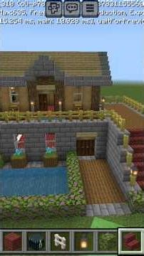 Easy build | Minecraft tutorial 🏠 House 😲 #gaming #nature #minecraft please like 👍 and subscribed