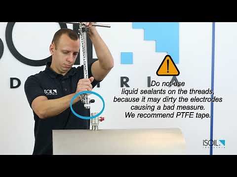 ISOMAG CS3820 or MS3810 electromagnetic insertion flow meter installation in a pressurized pipe