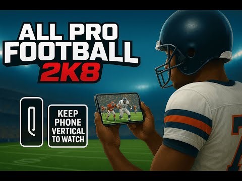 🔴ALL-PRO FOOTBALL 2K8 | LIVE GAME-PLAY | XBOX LIVE | 360🔴