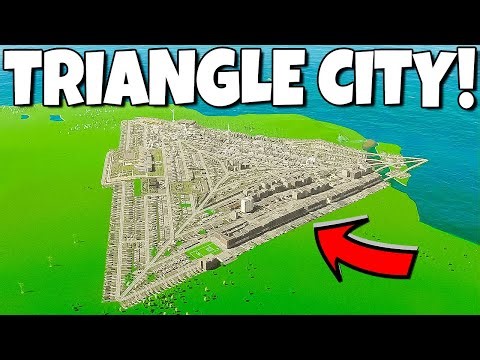 Engineering the perfect TRIANGULAR CITY in Cities Skylines 2!