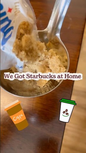 Starbucks Caramel Brûlée Latte At Home 🏡☕️ #coffee #latte #barista