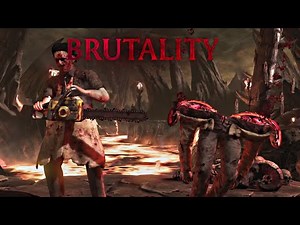 MORTAL KOMBAT X · Leatherface - ALL BRUTALITIES [HD] 60fps | MKX