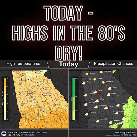 Quick Local Weather Briefing! 🌩️#georgia