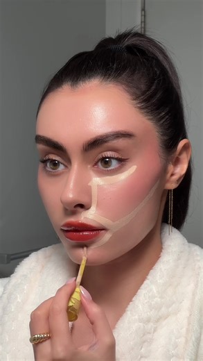 Concealer Placement Tutorial for Brightening Your Face Center