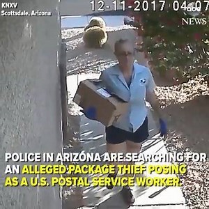 7.9K views · 49 reactions | Watch an alleged package thief posing as...