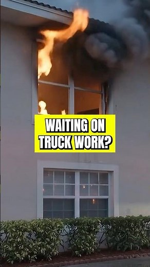 Waiting on Truck Work? Palm Beach Gardens Does It Differently #firefighter #truck #medunit