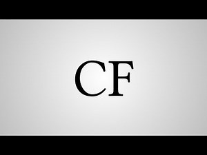 What Does "CF" Stand For?