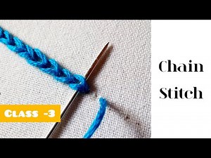 [Class - 3] How to do Chain Stitch.