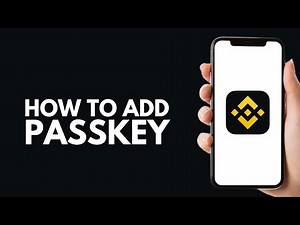 How To Add Passkey In Binance on iPhone - Step by Step