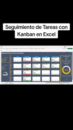 Seguimiento de Tareas con Kanban en Excel