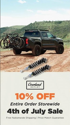 Tacoma owners rejoice. 4th of july sale is here! #tacoma #trd #tacomasale #trdpro #toyota #overland