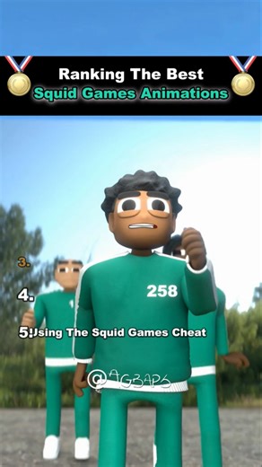 Ranking The Best Squid Games Animations