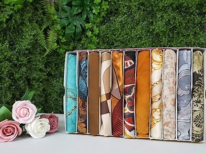 스카프정리꿀팁 How to organize scarves