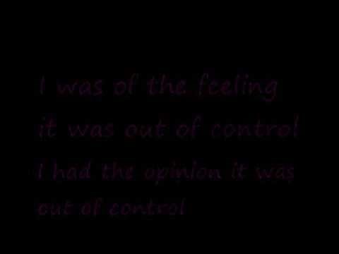 U2-Out of Control (Lyrics)