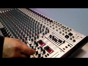 MEZCLADORA BEHRINGER 24 CANALES DESCRIPCION