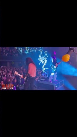 Coming up the back steps for Wild Child, filmed on the W.A.S.P. Album ONE Alive tour.