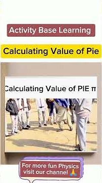 Calculating Value of pie π | particale #physics #physicswallah