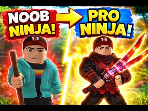 My First Day as a Ninja in Roblox! 🔥 | Ninja Legends Gameplay #1 | Roblox