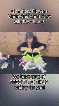 Large Cemetery Headstone Saddle Arrangement Tutorial