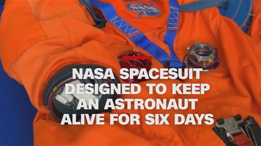 NASA spacesuit designed to keep an astronaut alive for six days