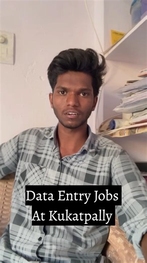 Data Entry Jobs in Kukatpally Hyderabad #gdpjobs #jobsinhyderabad #dataentryjobs #freejobs
