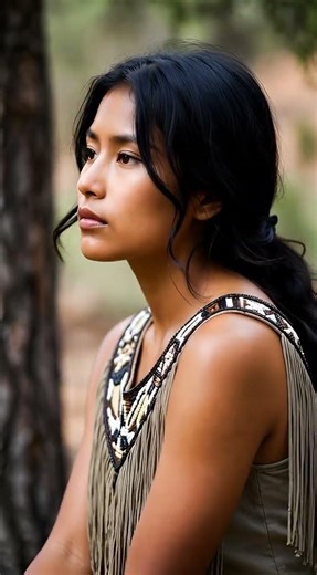 Young Beautiful Native American Woman - Indigenous people #indegeneouspeople #nativeamerican