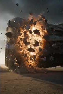 Two Giant Stone Blocks Collide 💥🪨 #shorts