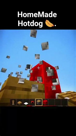 I Made a Hotdog in Minecraft Using Build Hacks 🌭