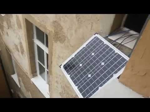 Meine Solaranlage - Befestigung an der Hauswand | Teil 3