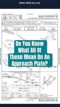 Fun approach plate facts to know that a DPE may try to stump you with! ✈️💁‍♀️